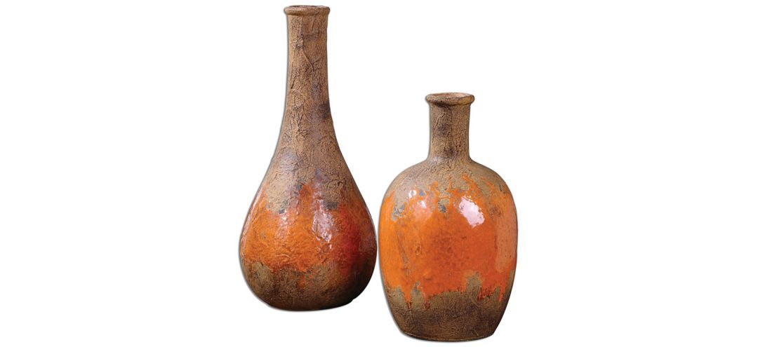 Kadam Ceramic Vases: Set of 2