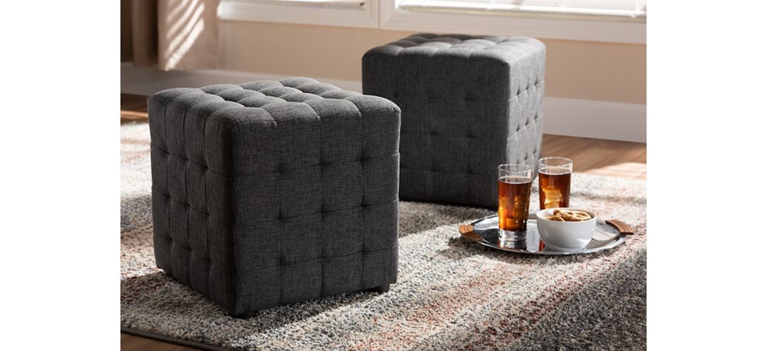 Elladio Cube Ottoman - set of 2