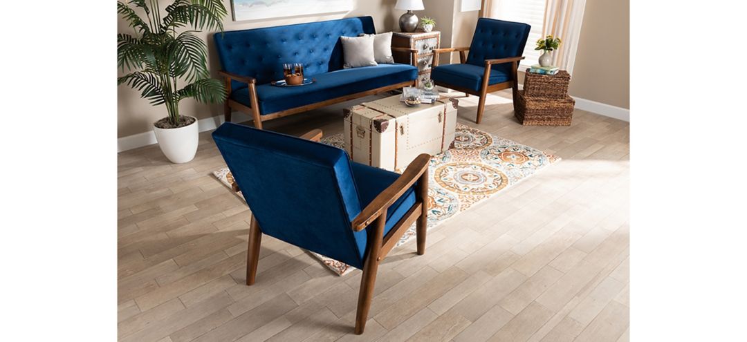 220265370 Sorrento 3-pc. Living Room Set sku 220265370