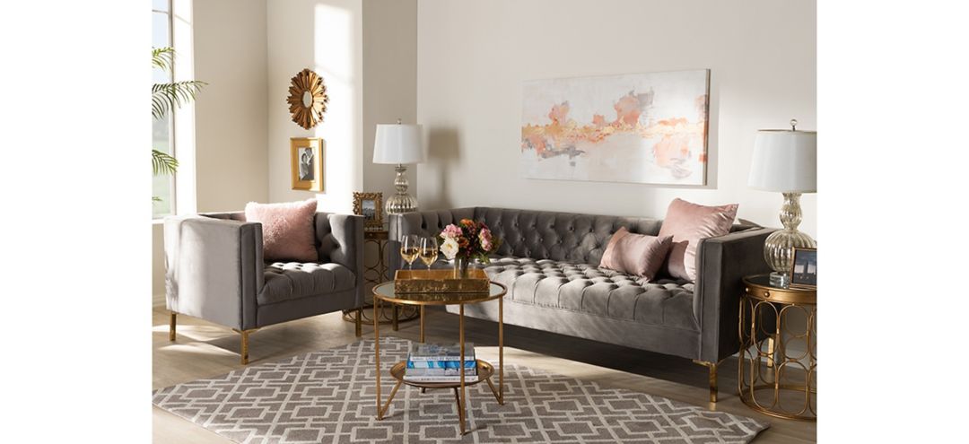 Zanetta 2-Piece Sofa and Lounge Chair Set