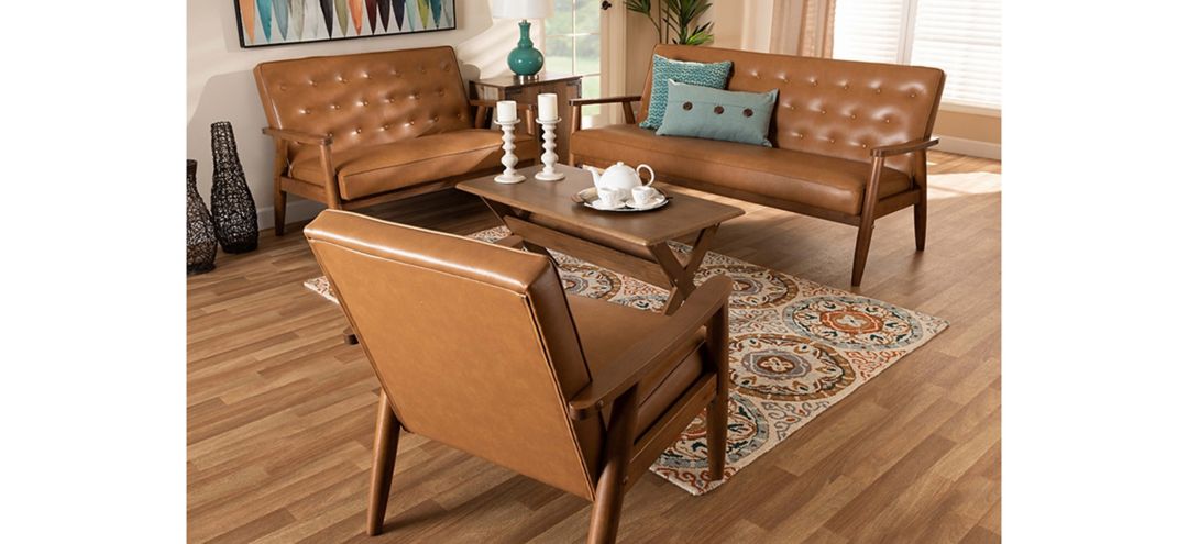 226265590 Sorrento 3-pc. Living Room Set sku 226265590