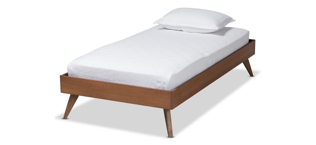 Lissette Mid-Century Twin Size Platform Bed Frame