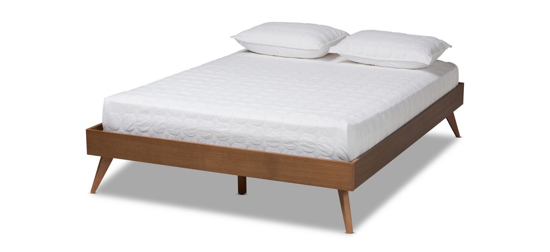 Lissette Mid-Century King Size Platform Bed Frame