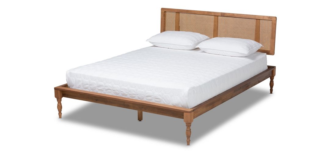 596398200 Romy Vintage Queen Size Platform Bed sku 596398200