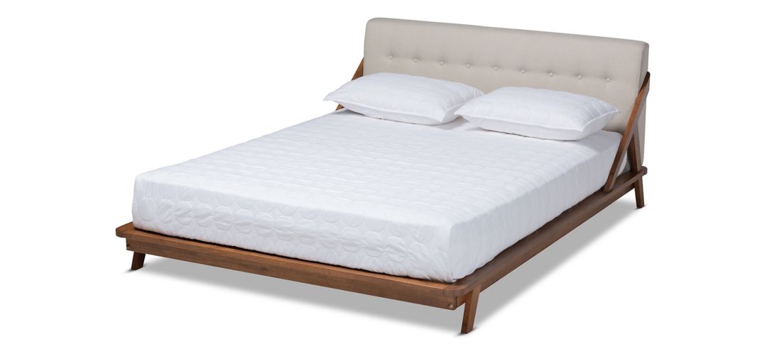 599392920 Sante Mid-Century King Size Platform Bed sku 599392920