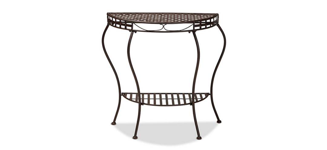 243245780 Laraine Metal Outdoor Console Table sku 243245780