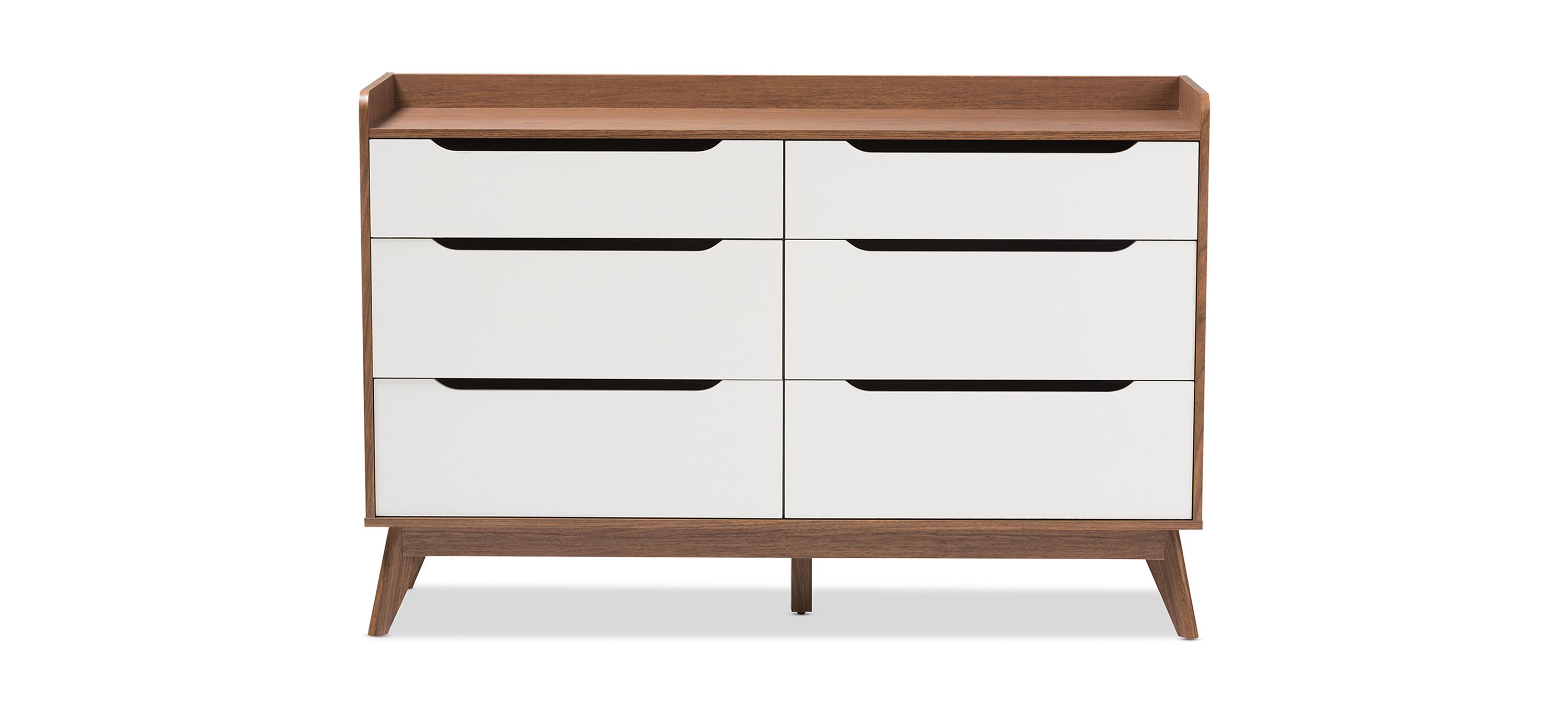 Brighton Wood 6-Drawer Storage Dresser