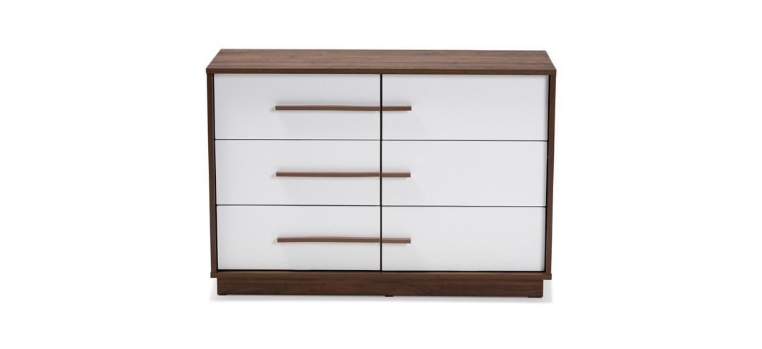 Mette 6-Drawer Wood Dresser