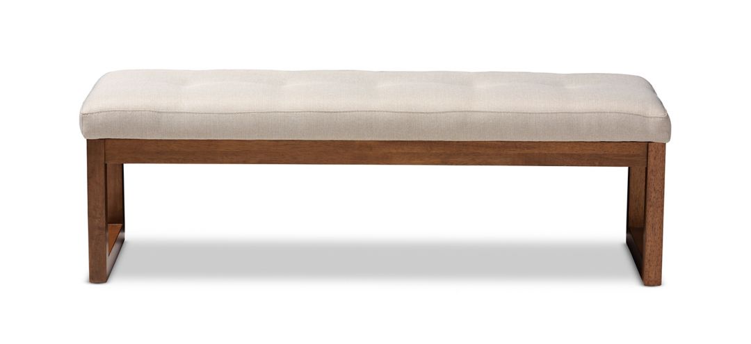 Caramay Fabric Upholstered Wood Bench