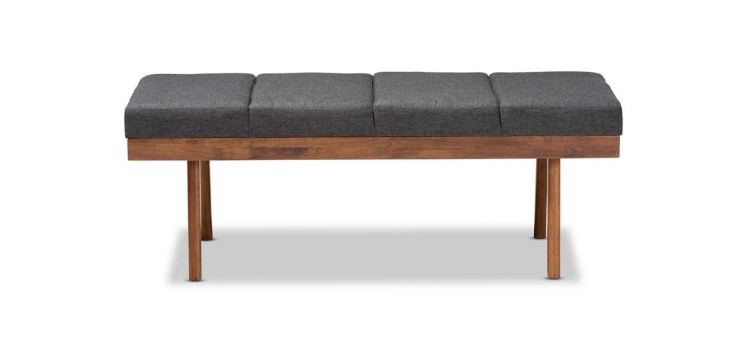 536295350 Larisa Fabric Upholstered Wood Bench sku 536295350