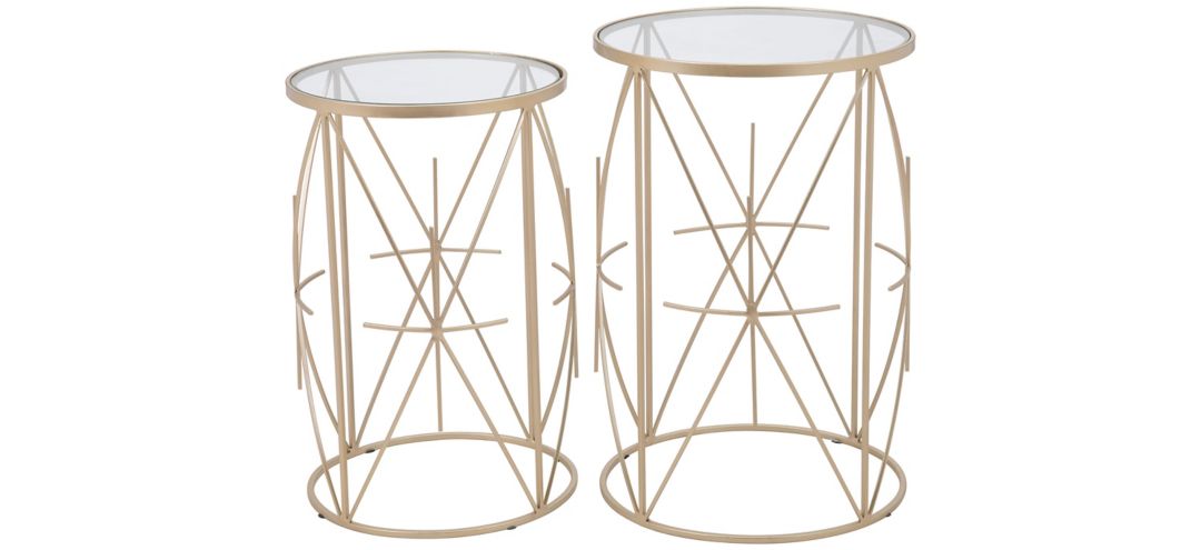 Hadrian Set of 2 Side Tables