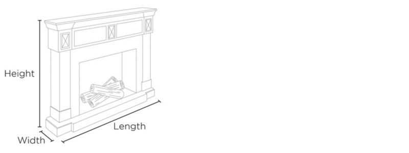 Electric Log Set Heater w/Realistic Ember Bed | Raymour & Flanigan