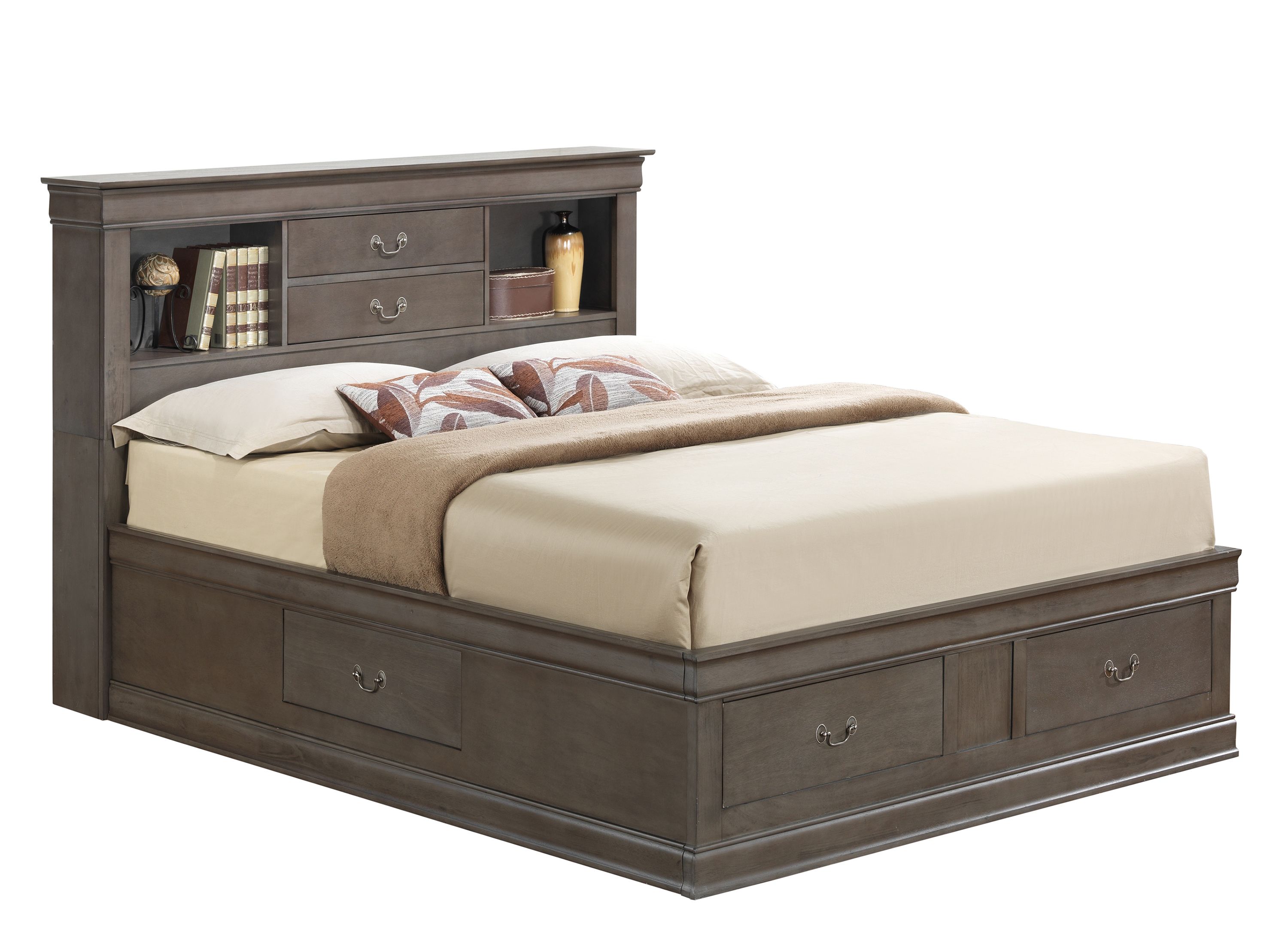 Rossie Queen Captains Storage Bed Raymour & Flanigan