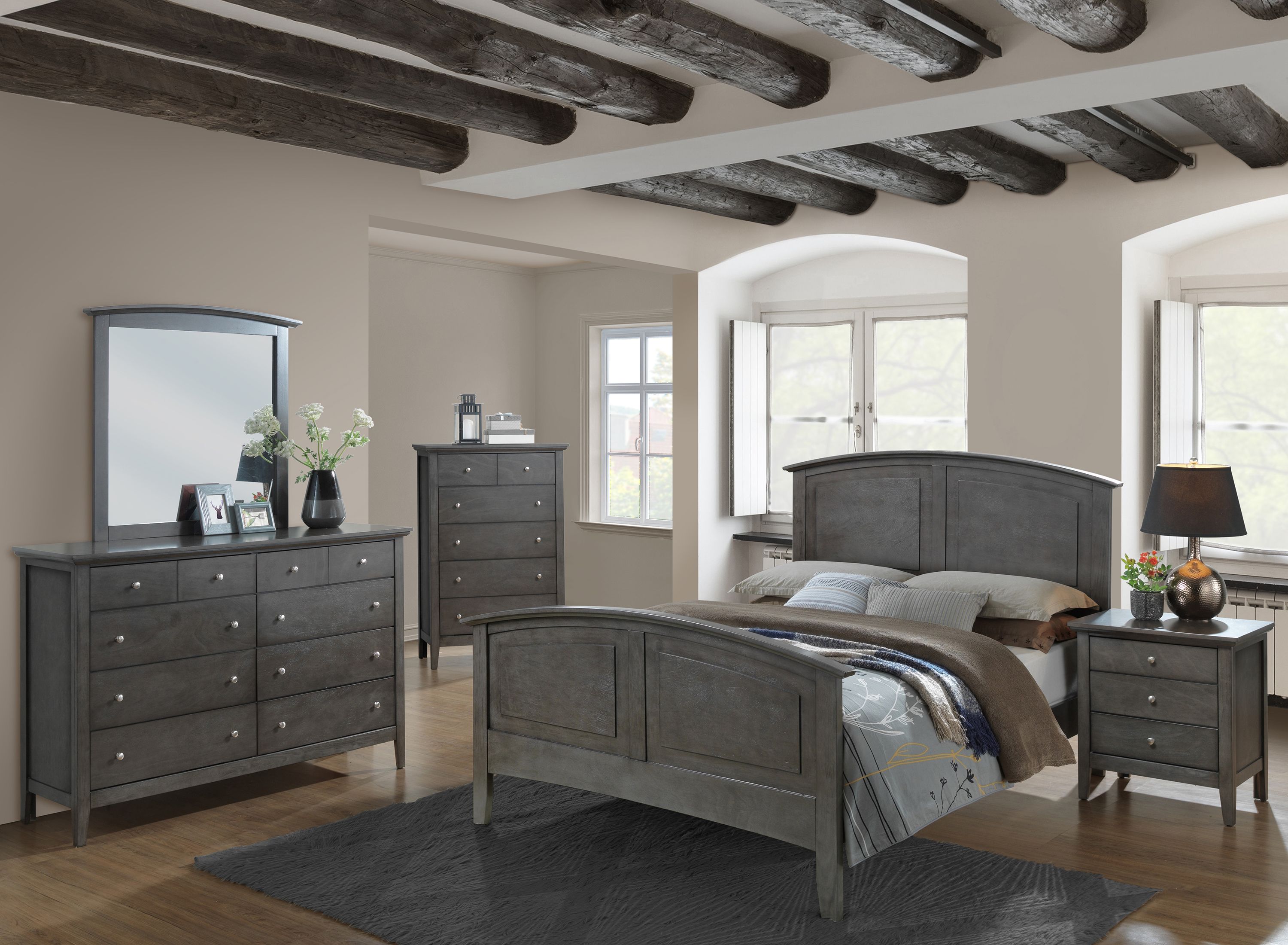 Hammond 4pc. Panel Bedroom Set Raymour & Flanigan