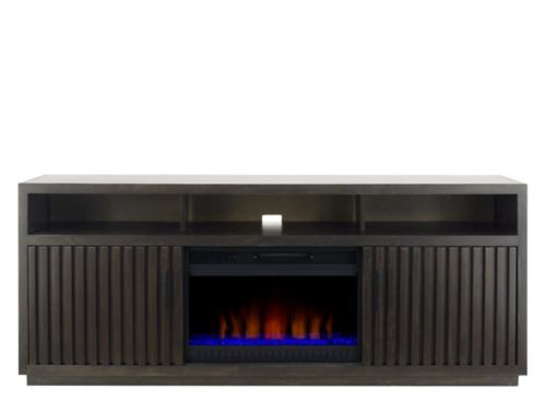 Henty 74 TV Console with Firepace | Raymour u0026 Flanigan