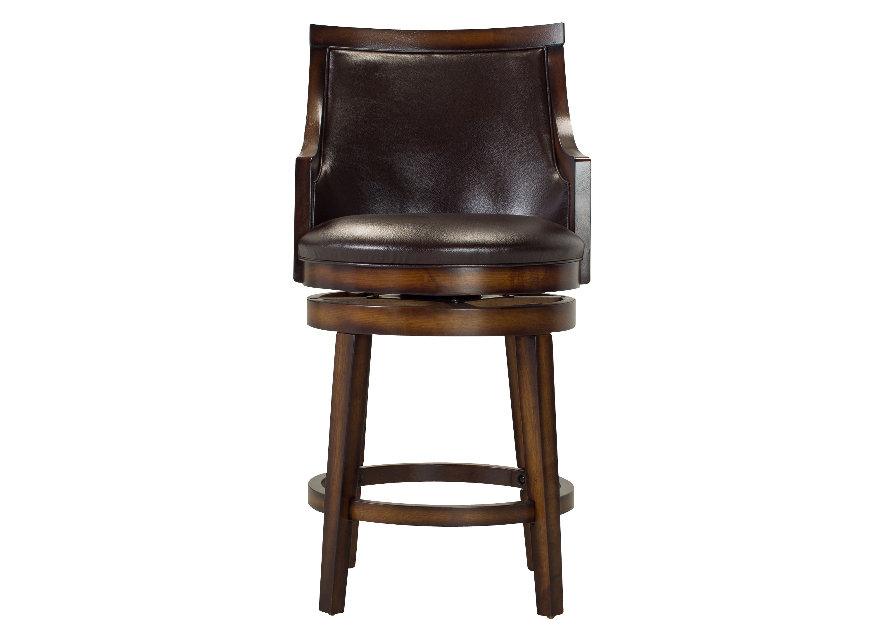 Leather swivel bar stools deals with backs and arms