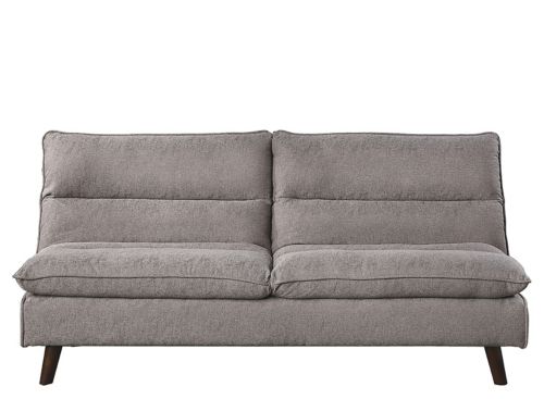Homelegance Reel Click-Clack Sofa Bed - Dark Brown - Tufted Fronts, Marjen  of Chicago