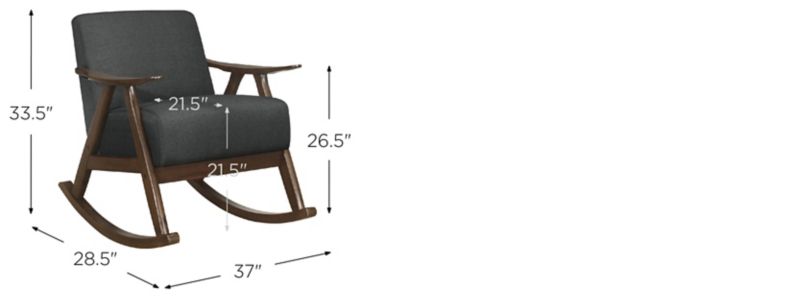 Carlson Rocking Chair | Raymour & Flanigan