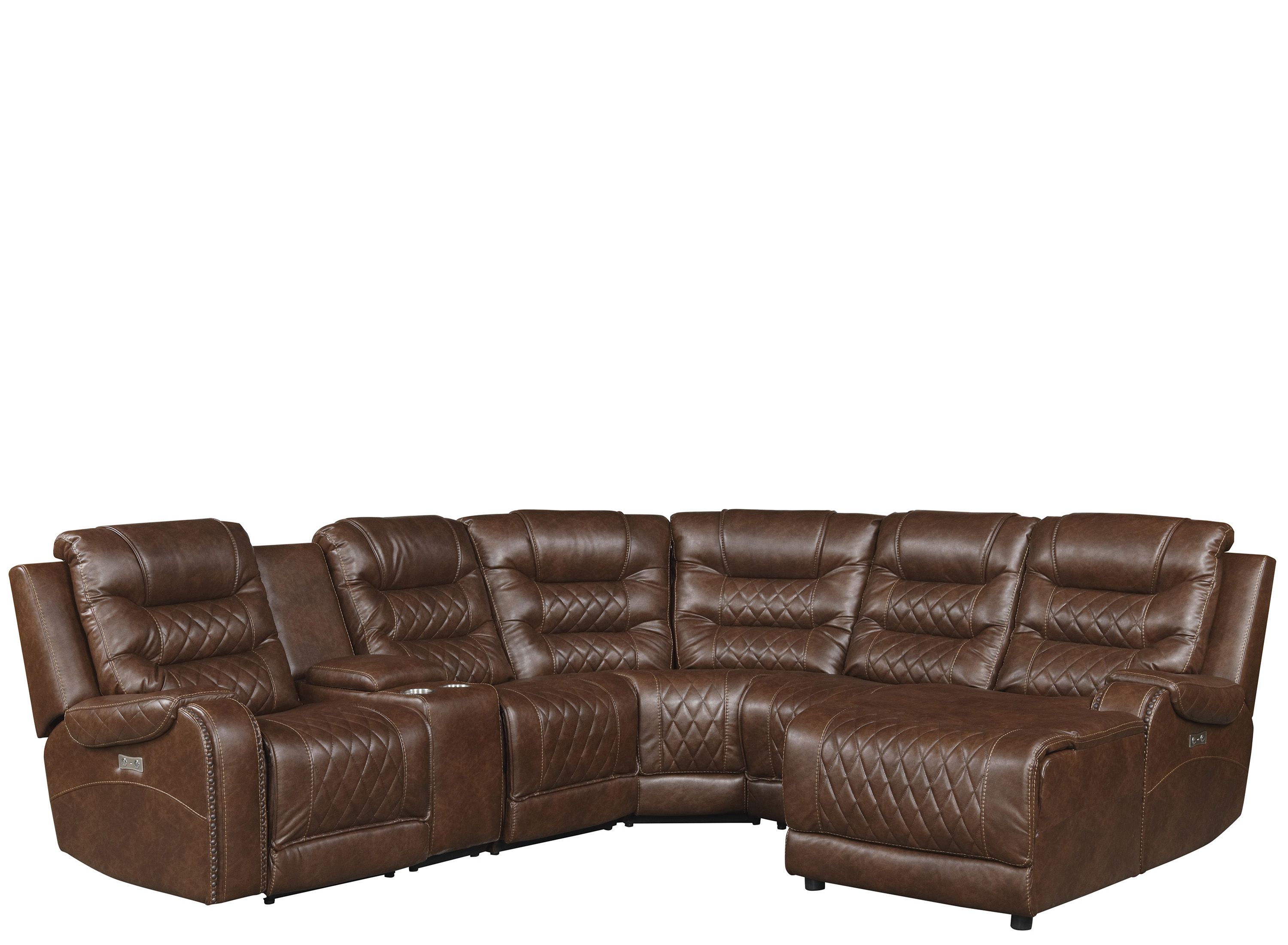 Raymour and flanigan store reclining sectional