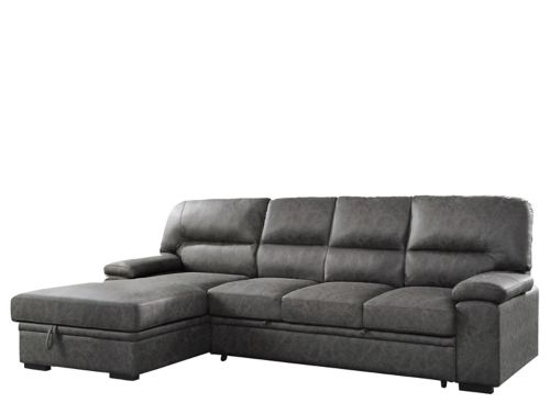 Sectionals Raymour Flanigan, Woodland 2 Pc Sectional Sleeper Sofa With Storage