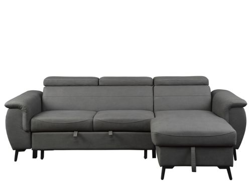 Gray Sectional Sofas Raymour Flanigan, Divergent 2 Pc Sectional Sleeper Sofa With Storage