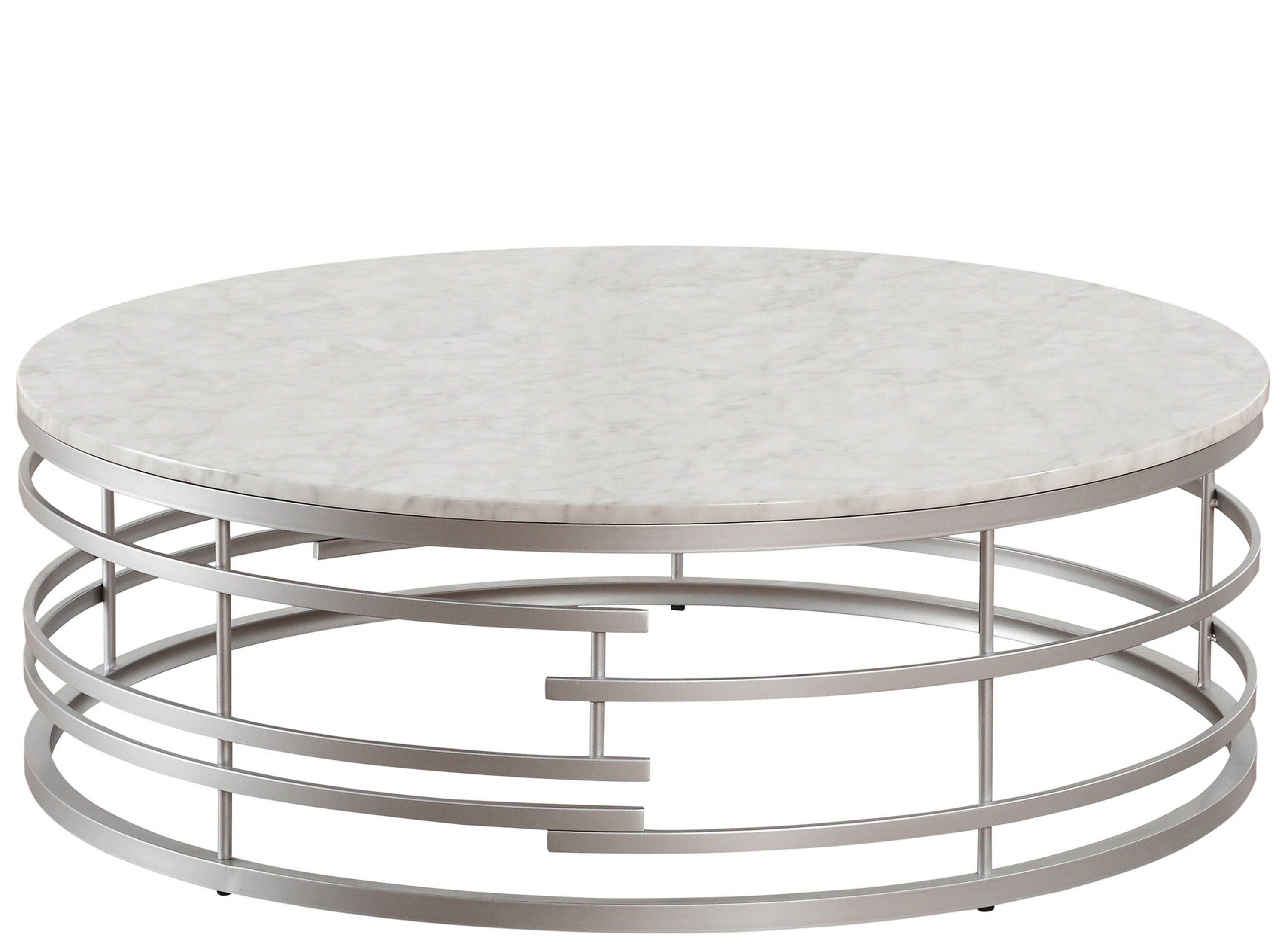 Jaxton Large Round Cocktail Table | Raymour & Flanigan | Raymour & Flanigan