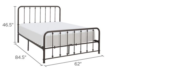 Willoway Metal Bed | Raymour & Flanigan