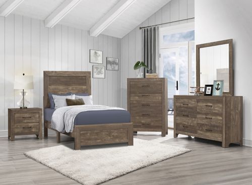 Clearance Item Baby and Kids 4 Piece Youth Bedroom 86354 - Norwood Furniture