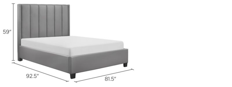 Beth Platform Bed Dimensions