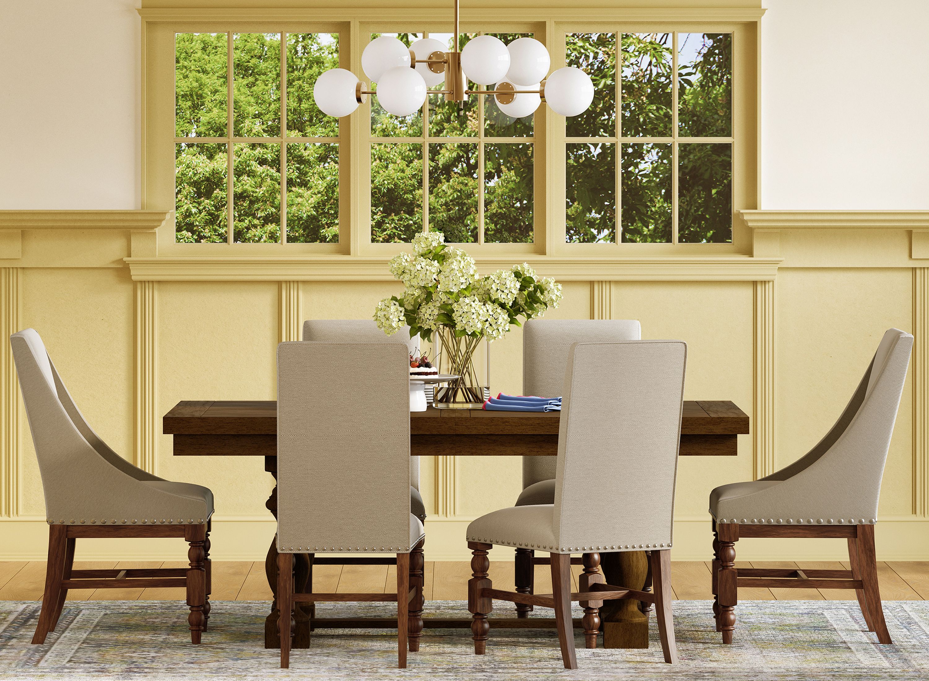 Lehighton 7 best sale piece dining set