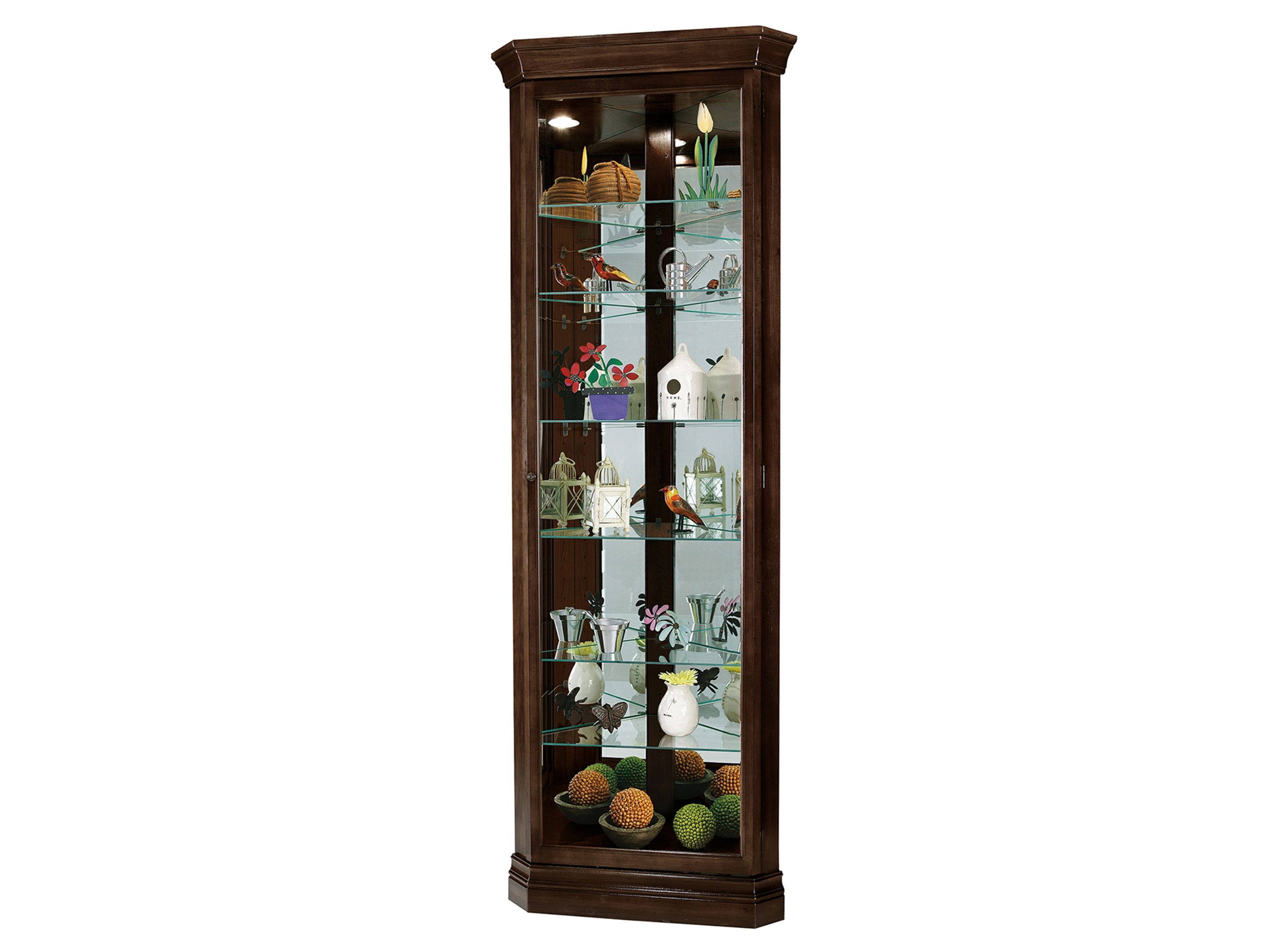 Dustin Corner Curio Raymour & Flanigan