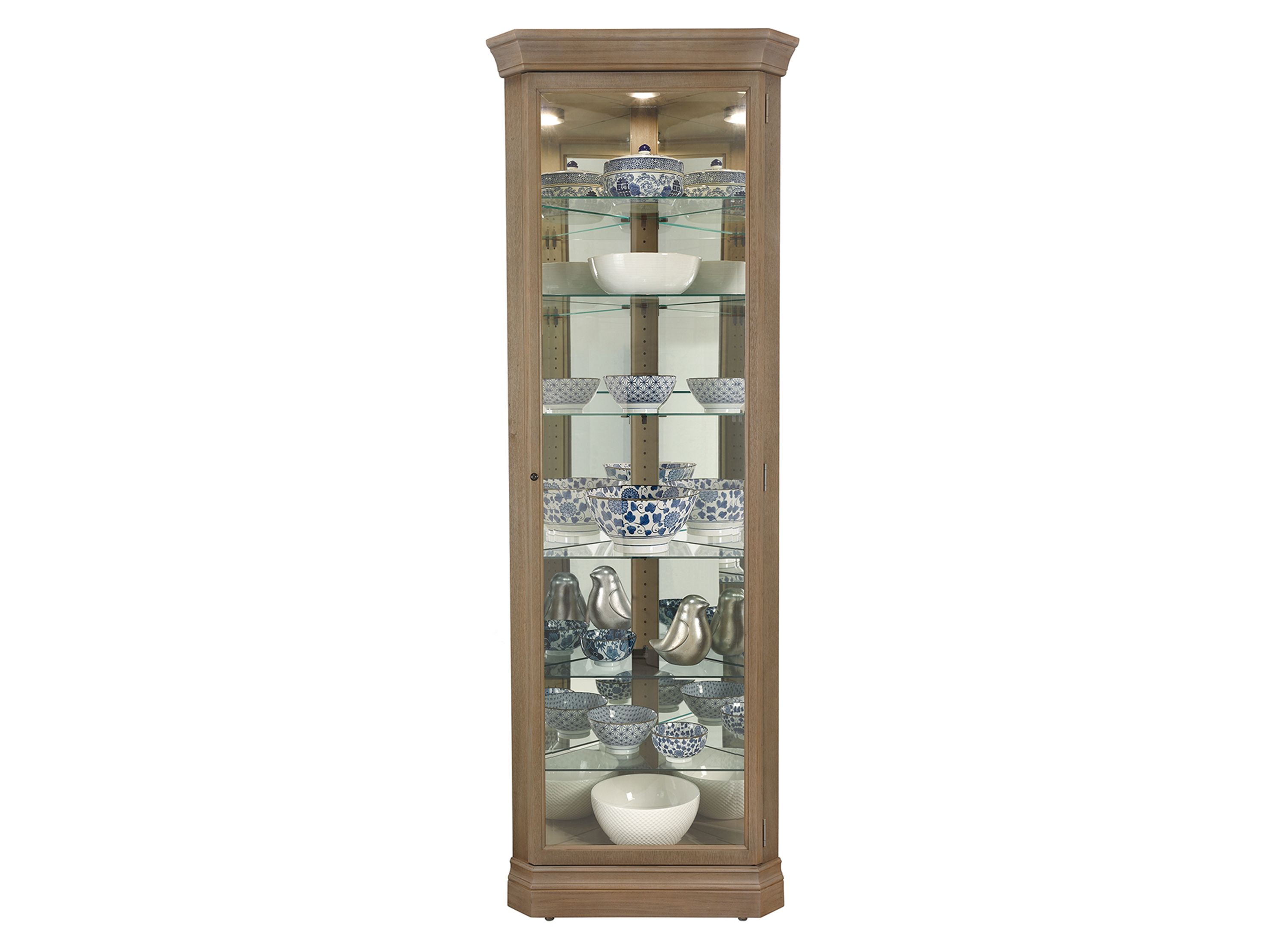 Delia Corner Curio Raymour & Flanigan