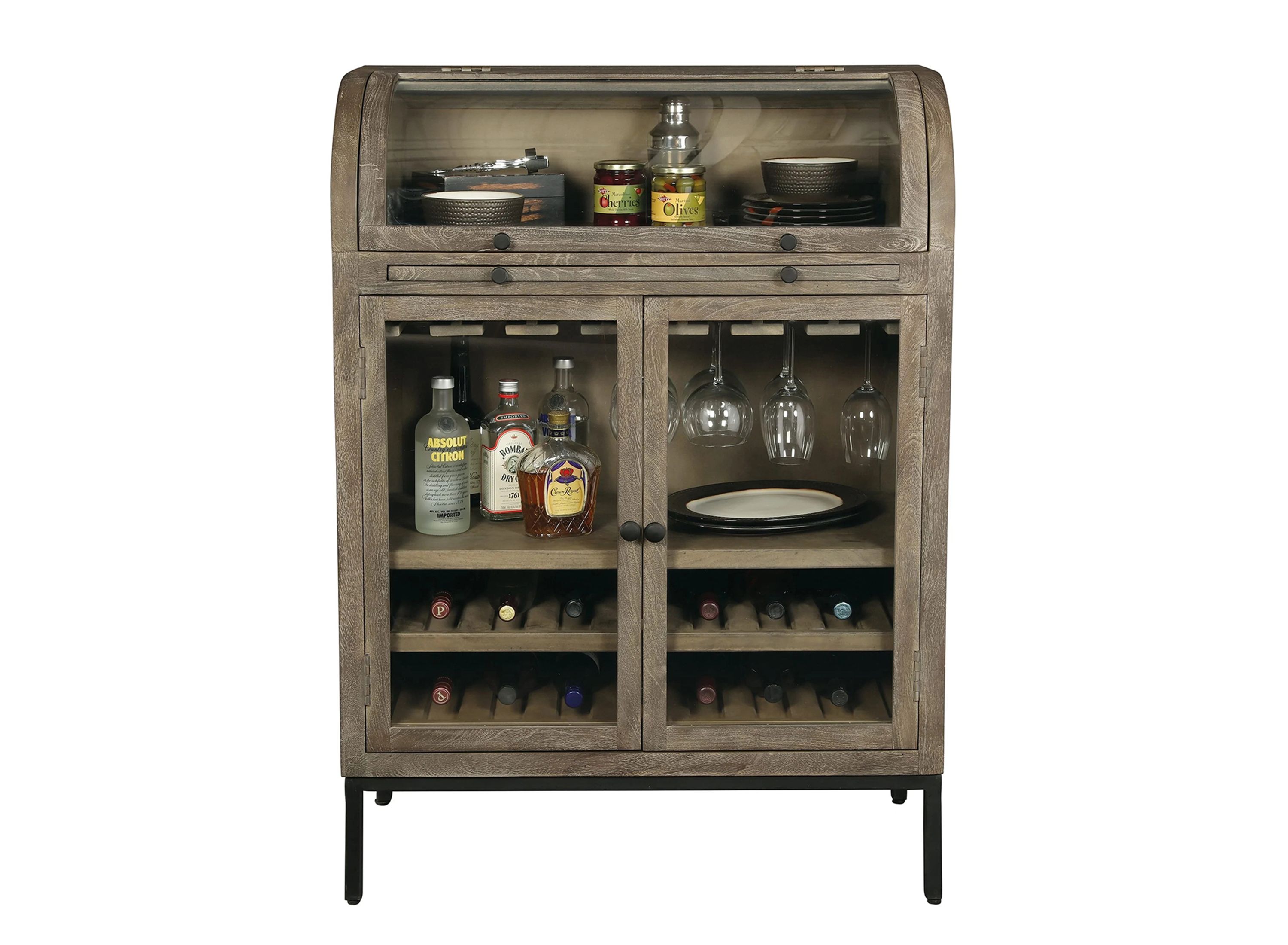 Raymour and deals flanigan bar cabinet