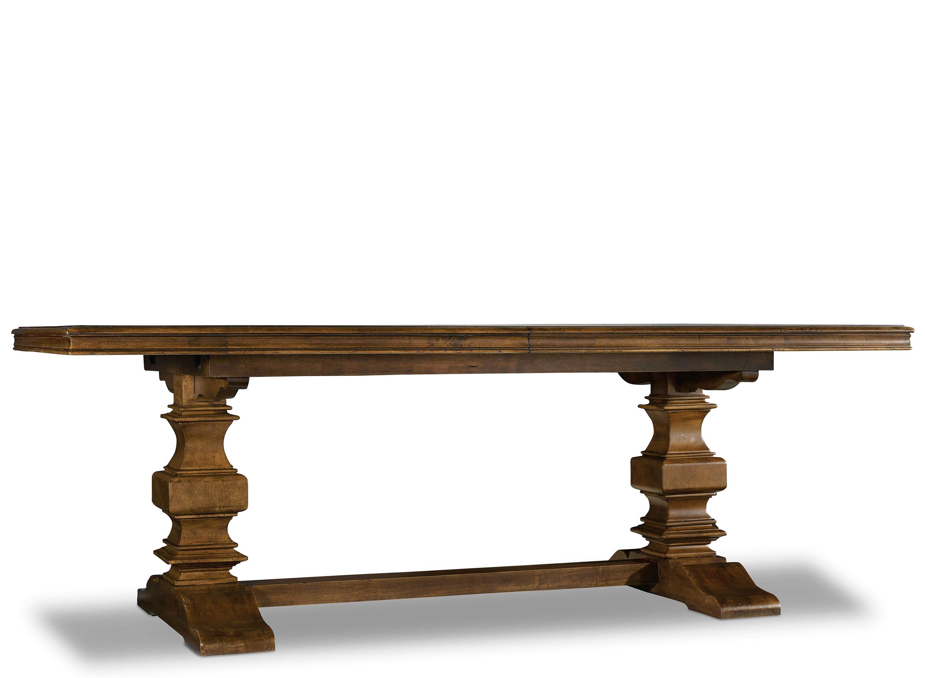 Archivist Rectangular Trestle Table with Two Leaves | Raymour & Flanigan