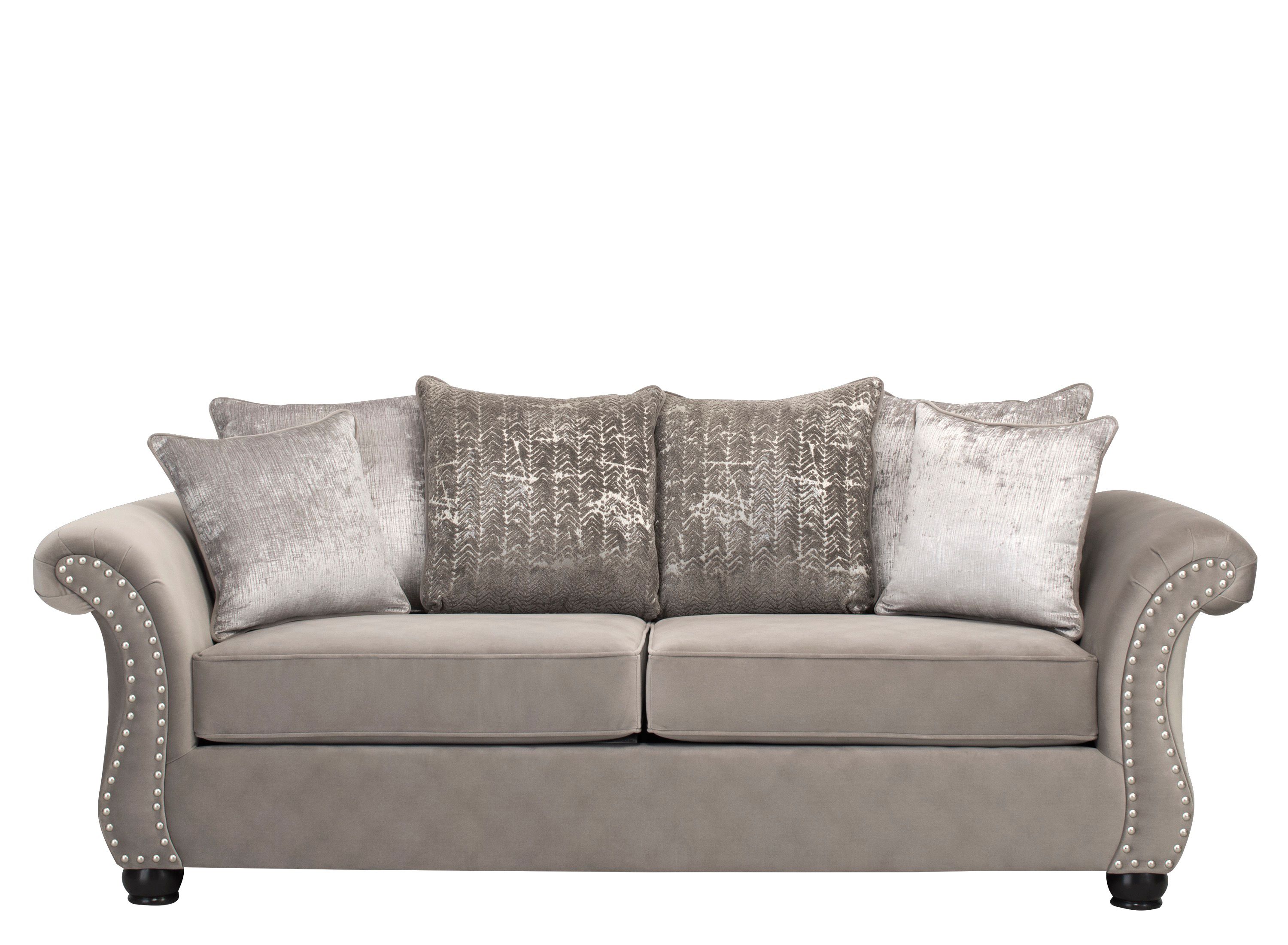 Raymour and flanigan store microfiber sofa