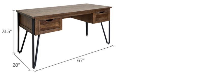 Maya Writing Desk Dimensions