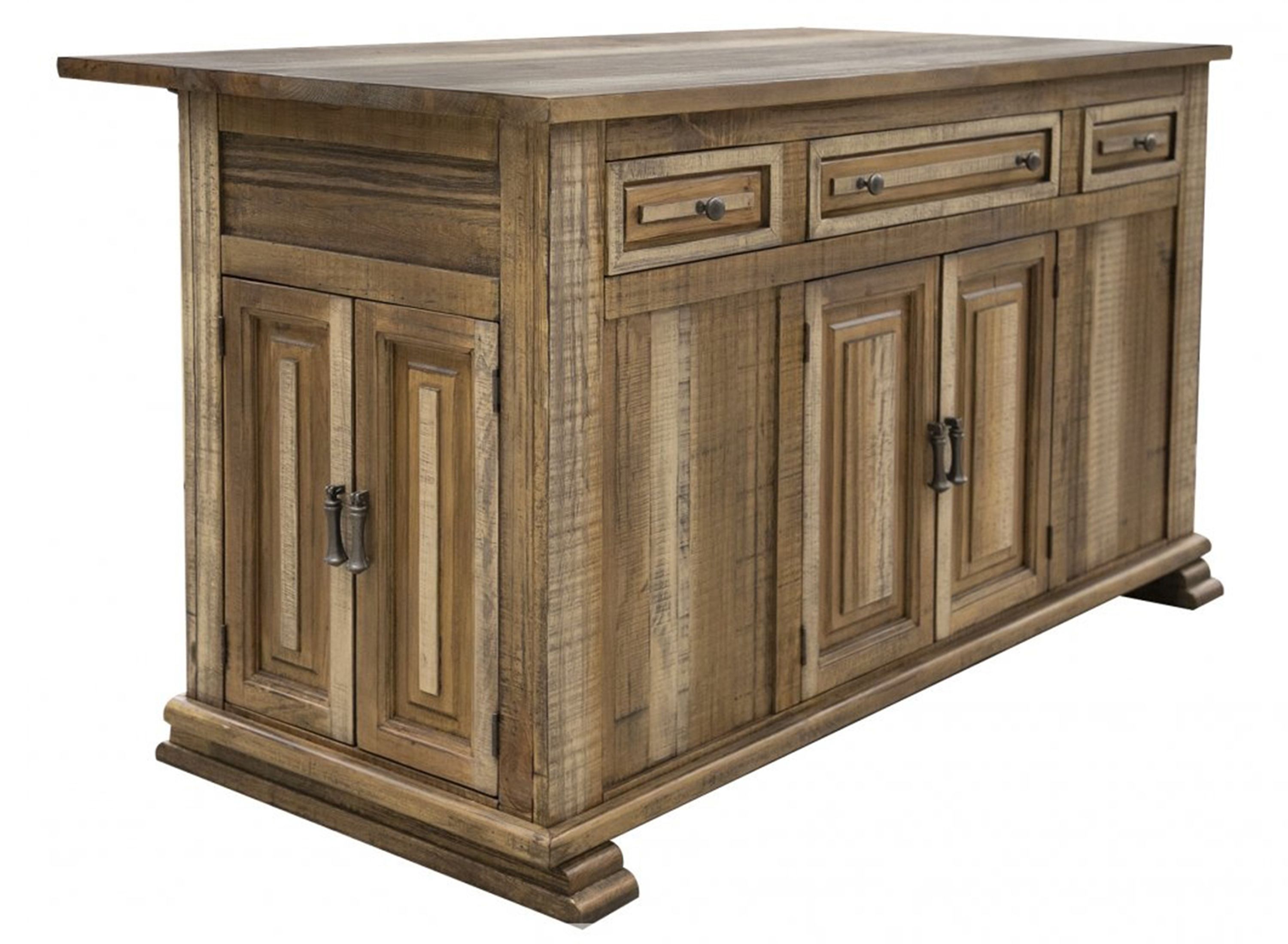 Marquez 3 Drawer and 6 Doors Kitchen Island Raymour & Flanigan