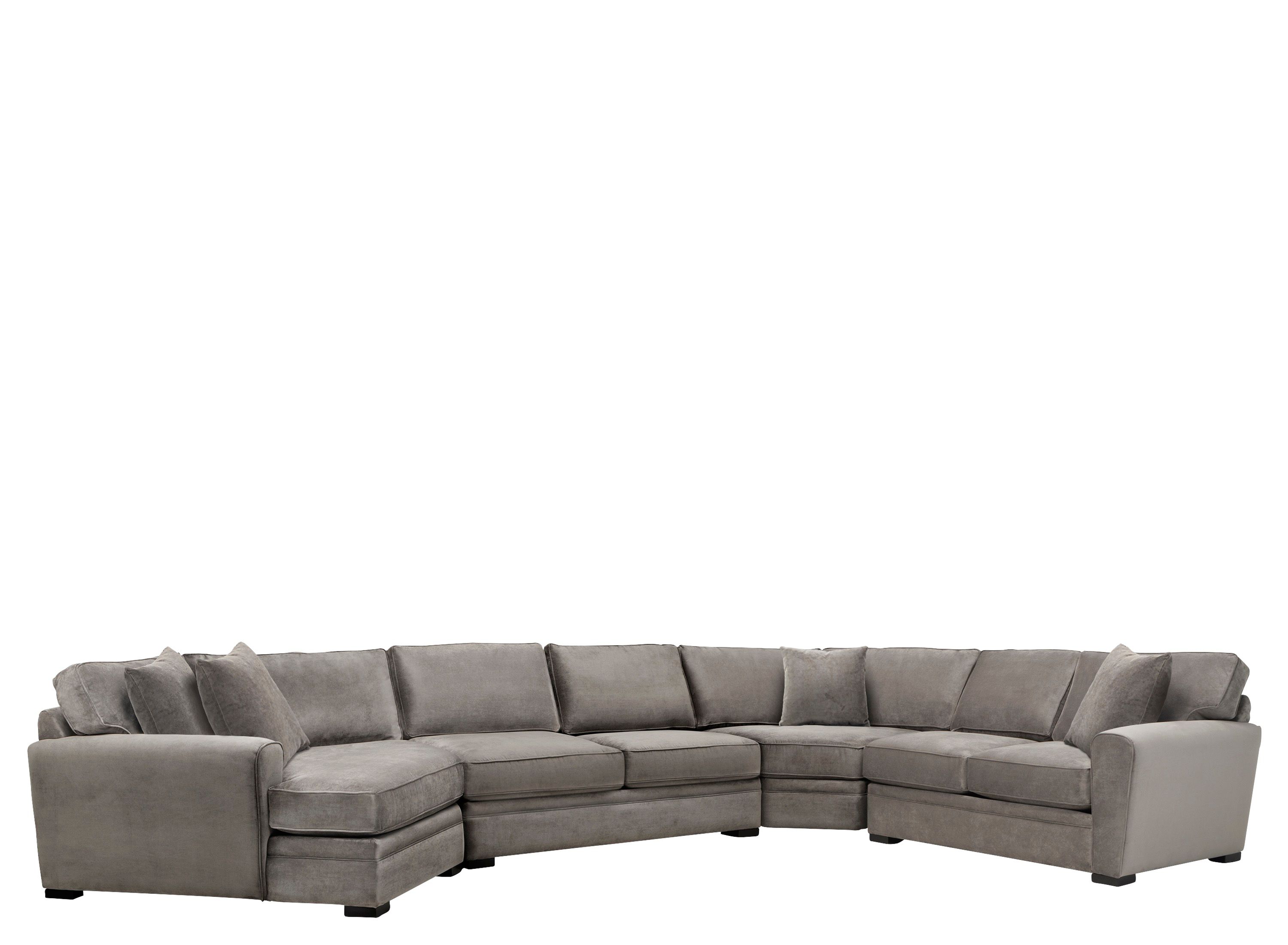 Artemis II 4-pc. Microfiber Sectional Sofa | Raymour & Flanigan