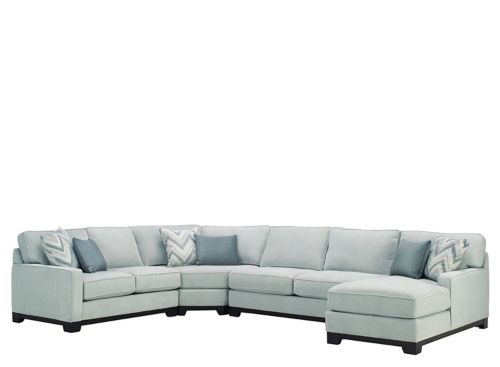 Largo drive gray 3 deals pc sectional living room