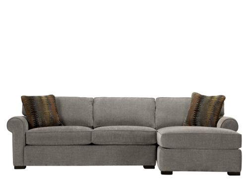 Kipling 2 Pc Chenille Sectional Sofa, 2 Piece Sectional Sofa Raymour And Flanigan