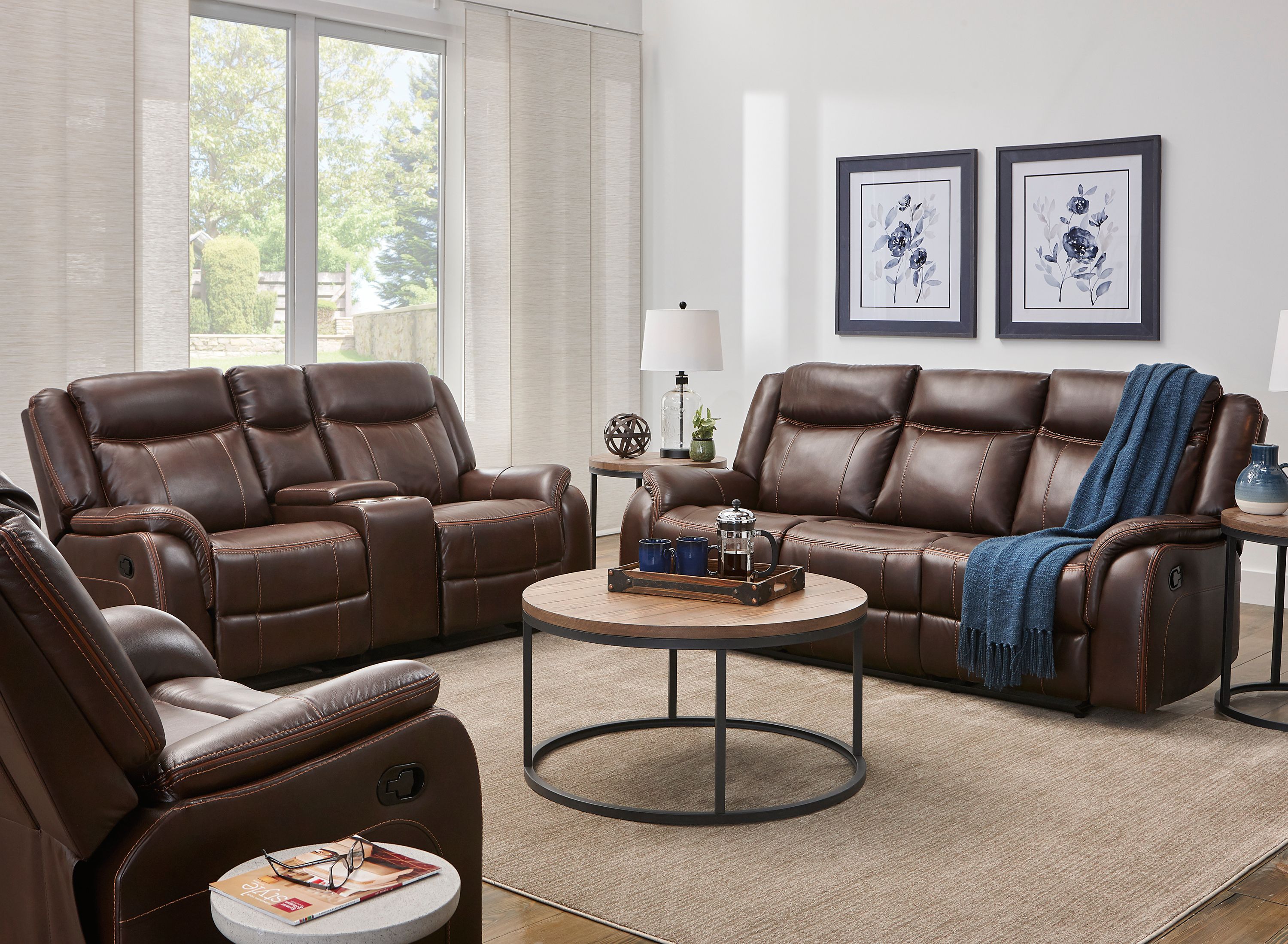 Carrera 2-pc. Reclining Sofa and Loveseat Set | Raymour & Flanigan