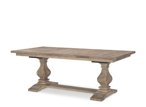 Monteverdi By Rachael Ray Rectangular Trestle Table | Raymour & Flanigan