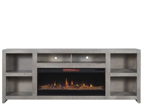 Cloyne tv deals stand with fireplace