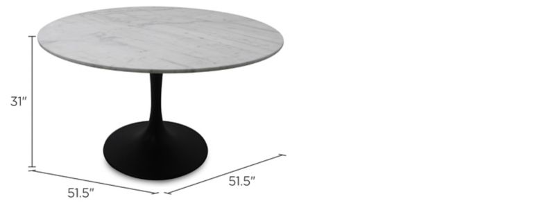 Villa Mar Round Dining Table Dimensions