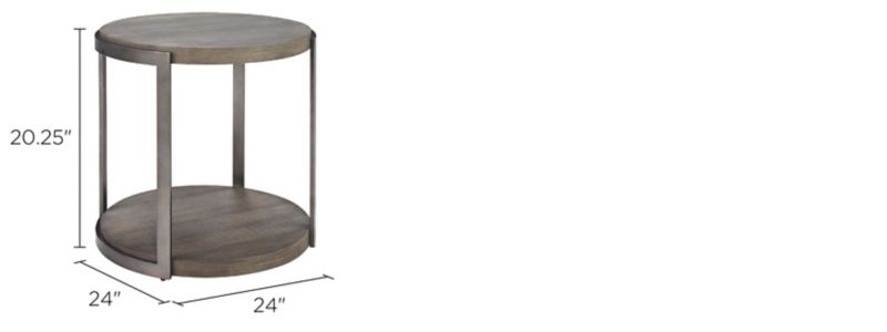 Lucinda End Table  Tall end tables, End tables, Side table decor