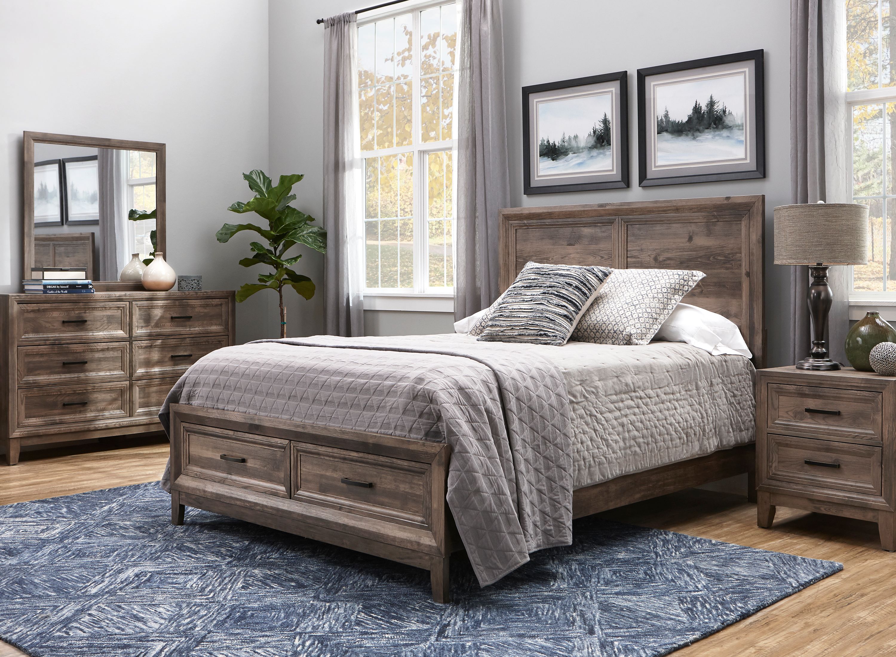 Rayburn 4-pc. Bedroom Set | Raymour & Flanigan