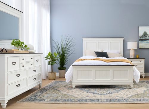 Queen bedroom sets clearance store near me