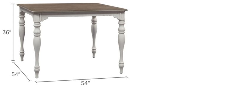 Forestport Counter-Height Dining Table Dimensions