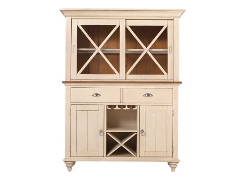 Sagamore 2 Pc China Cabinet W, Raymour And Flanigan Kitchen Pantry Cabinet