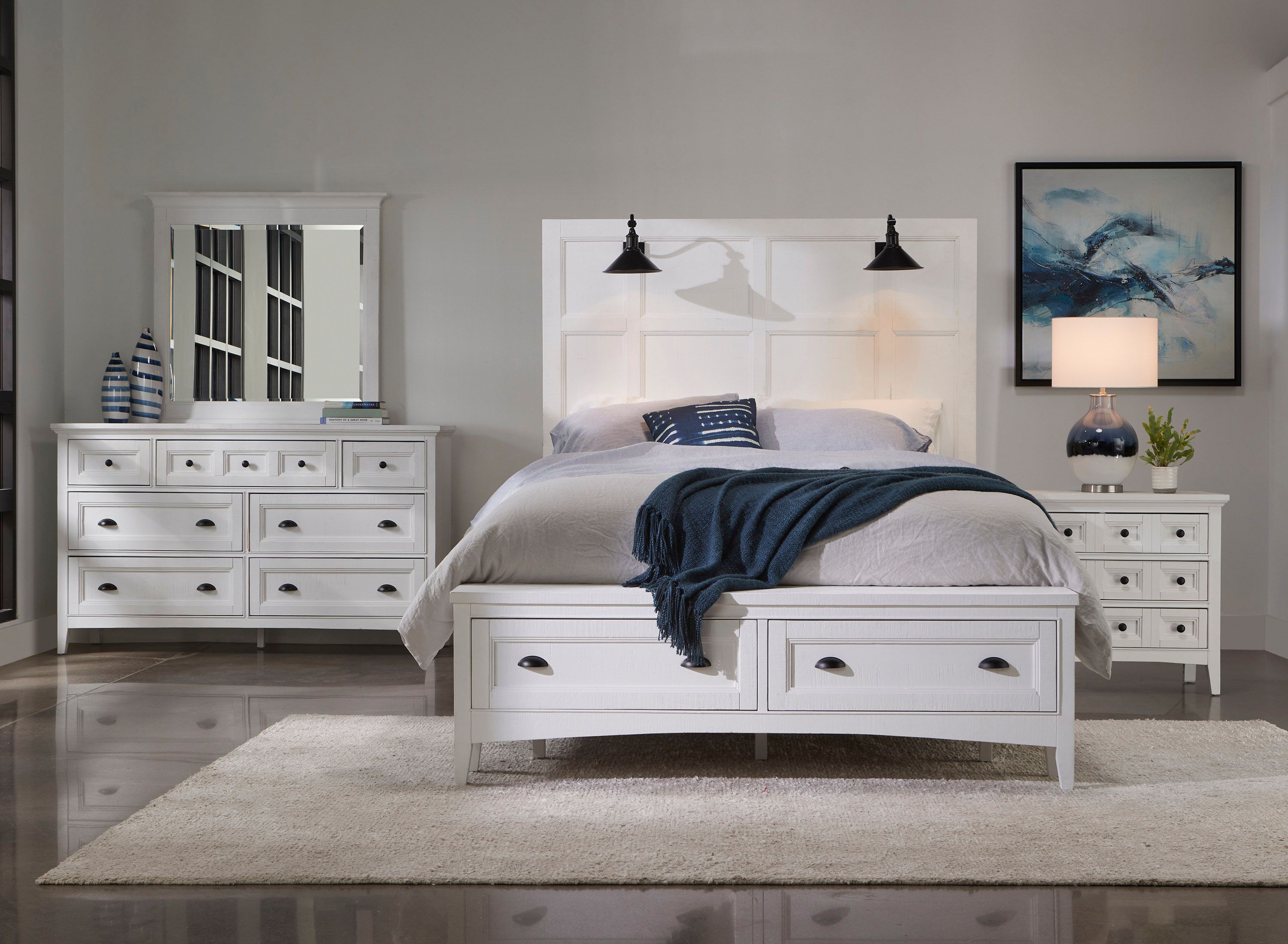 Magnum 4 PC Queen Bedroom Set - Clearance